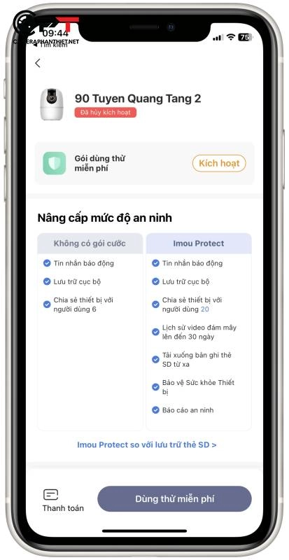 Camera imou đã hết hạn - 6234