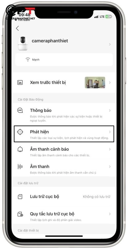 lỗi camera imou tự xoay - 6240