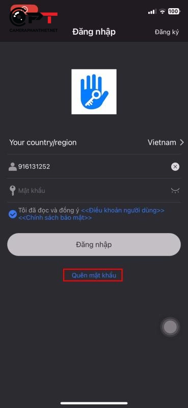 Cách lấy lại mật khẩu, khi quên mật khẩu trên ứng dụng ttock - 6307