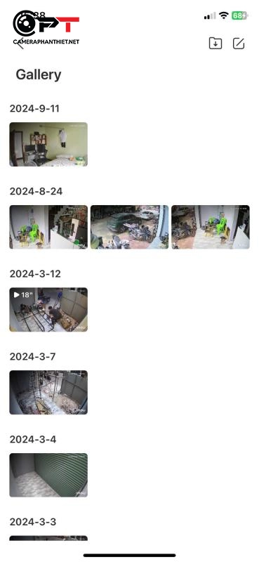 Xem ảnh chụp và video quay trên camera imou - 6333