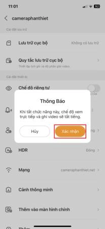 Tắt ghi âm camera imou - 6325