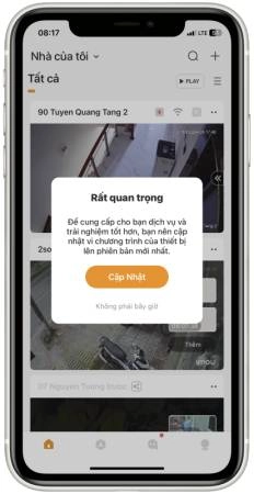 Làm sao để biết khi nào cập nhật camera imou - 6378
