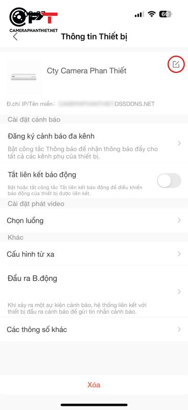 Cách lấy thông tin camera dahua trên ứng dụng dmss - 6401
