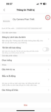 Cách lấy thông tin camera dahua trên ứng dụng dmss - 6401