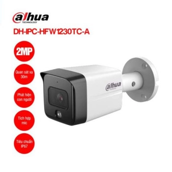 ảnh sản phẩm Camera IP Dahua Thân Trụ 2MP DH-IPC-HFW1230TC-A ngoài trời ảnh 0