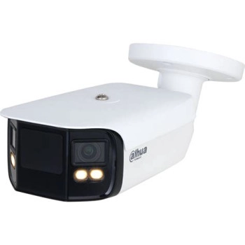 Hàng Dự Án DH-IPC-PFW5849-A180-E2-ASTE Camera IP Bullet Full Color ống kính kép toàn cảnh Dahua 2X4MP ảnh 