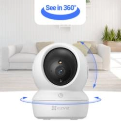 Camera wifi EZVIZ H6c 3MP 2k Camera quay quét wifi 3MP thông minh