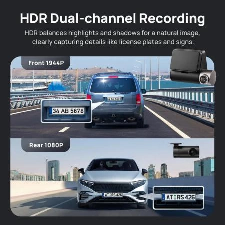 ảnh sản phẩm Camera hành trình 70mai A510 3K HDR (Cam Trước) ảnh 9