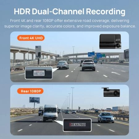 ảnh sản phẩm Camera hành trình ô tô 70mai A810-2 4k HDR (Trước + Sau) ảnh 9