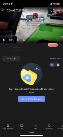 Chọn cài đặt camera