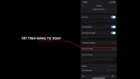 Camera ezviz tự động xoay