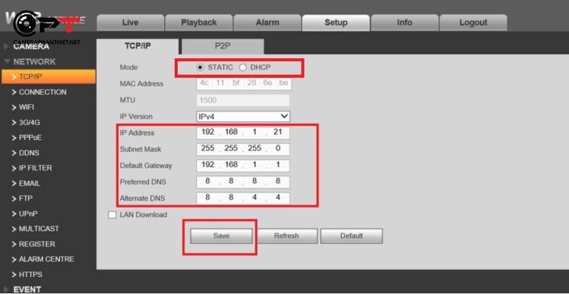 Hướng dẫn cấu hình địa chỉ IP bằng ConfigTool 4.05