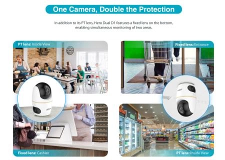 Camera 2 ống kính giúp tối ưu chi phí lắp đặt