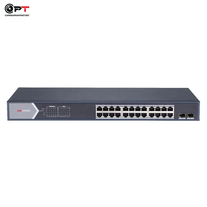 Ảnh sản phẩm Hikvision DS-3E1526P-SI Switch mạng thông minh 24 cổng PoE Gigabit - hình 1