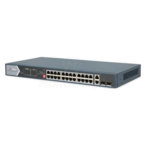 Ảnh sản phẩm Hikvision DS-3E0528HP-E Switch mạng 24 cổng PoE  hỗ trợ HiPOE - hình 1
