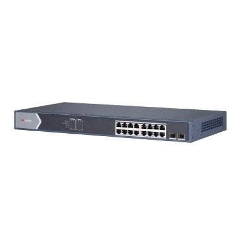 Ảnh sản phẩm Hikvision DS-3E1518P-EI/M Switch mạng thông minh 16 cổng PoE Gigabit - hình 1