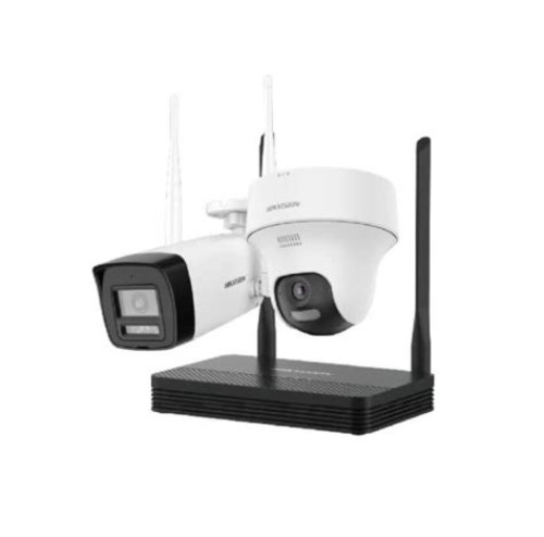 Ảnh sản phẩm Camera wifi Hikvision DS-J142I(STD)/NKS424W03H - Bộ KIT WIFI 2 camera 4MP - hình 1
