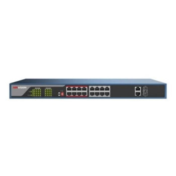Hikvision DS-3E1518P-SI Switch mạng thông minh 16 cổng PoE Gigabit ảnh 