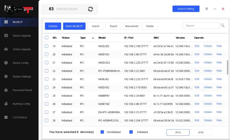 Hướng Dẫn Tìm Thiết Bị Dahua Bằng ConfigTool