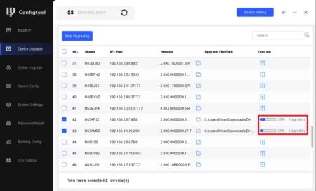 Nâng cấp cho nhiều thiết bị cùng lúc (Batch Upgrade)