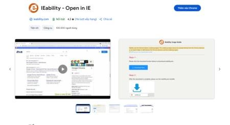 Sử dụng IEability - Open in IE