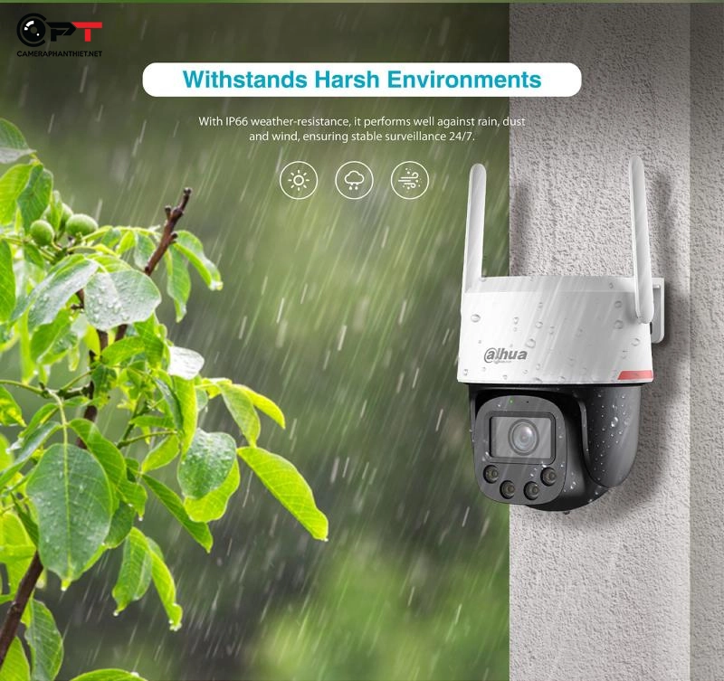 Ảnh sản phẩm Camera WiFi Dahua DH-P4F-PV-4G 4MP đêm có màu báo động AI 4G ngoài trời - hình 5