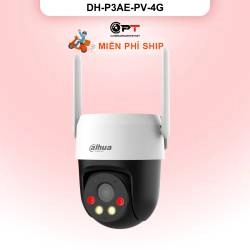 Camera 4G Dahua DH-P3AE-PV-4G 3MP - báo động đèn còi