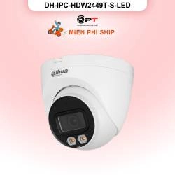 Camera IP Dahua DH-IPC-HDW2449T-S-LED 4MP - đèn trợ sáng
