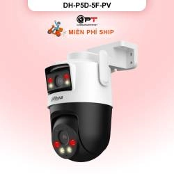 Camera WiFi Dahua DH-P5D-5F-PV 5MP 2 mắt đêm có màu báo động AI