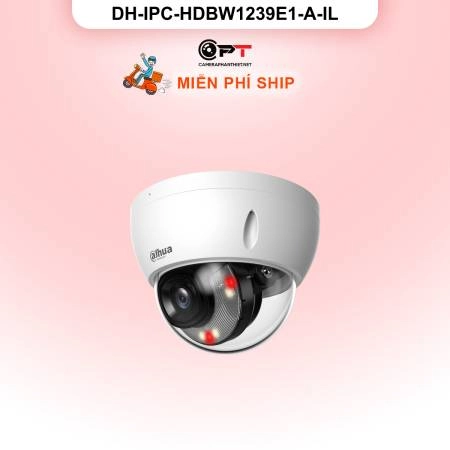 Camera IP Dahua DH-IPC-HDBW1239E1-A-IL 2MP - có thu âm, đèn trợ sáng ảnh 