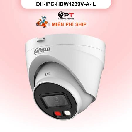Camera IP Dahua DH-IPC-HDW1239V-A-IL 2MP - có thu âm, đèn trợ sáng ảnh 