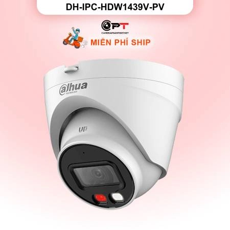 Camera IP Dahua DH-IPC-HDW1439V-PV 4MP - báo động đèn còi ảnh 
