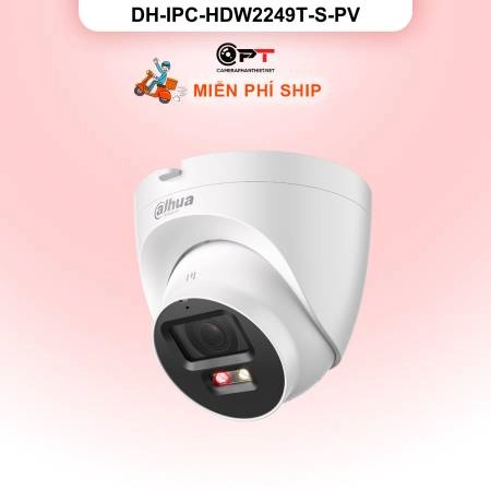 Camera IP Dahua DH-IPC-HDW2249T-S-PV 2MP - báo động đèn còi ảnh 