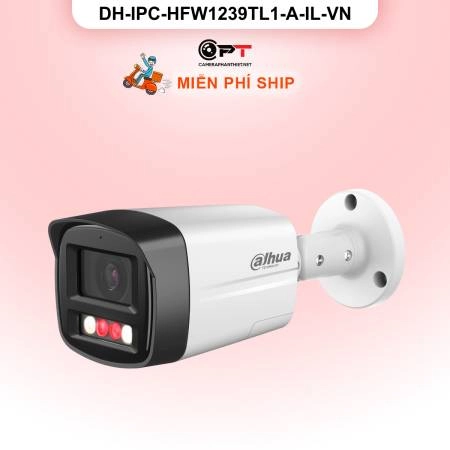 Camera IP Dahua DH-IPC-HFW1239TL1-A-IL-VN 2MP - có thu âm, đèn trợ sáng ảnh 
