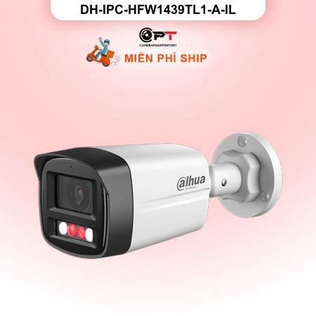 Camera IP Dahua DH-IPC-HFW1439TL1-A-IL 4MP - có thu âm, đèn trợ sáng ảnh 