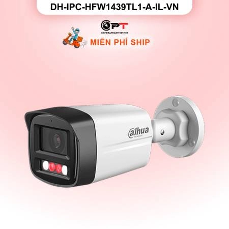 Camera IP Dahua DH-IPC-HFW1439TL1-A-IL-VN 4MP - có thu âm, đèn trợ sáng ảnh 