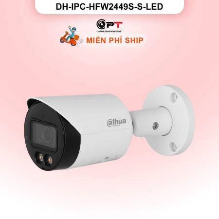 Camera IP Dahua DH-IPC-HFW2449S-S-LED 4MP - đèn trợ sáng ảnh 