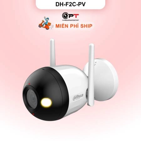 Camera WiFi Dahua DH-F2C-PV 2MP báo động AI ảnh 