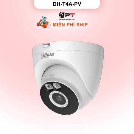 Camera WiFi Dahua DH-T4A-PV 4MP báo động AI ảnh 