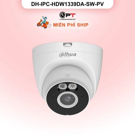 Camera WiFi Dahua DH-IPC-HDW1339DA-SW-PV báo động AI trong nhà ảnh 