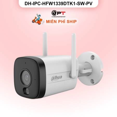 Camera WiFi Dahua DH-IPC-HFW1339DTK1-SW-PV báo động AI ngoài trời ảnh 