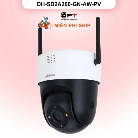 Camera WiFi Dahua DH-SD2A200-GN-AW-PV - có thu âm, WiFi, báo động đèn còi ảnh 