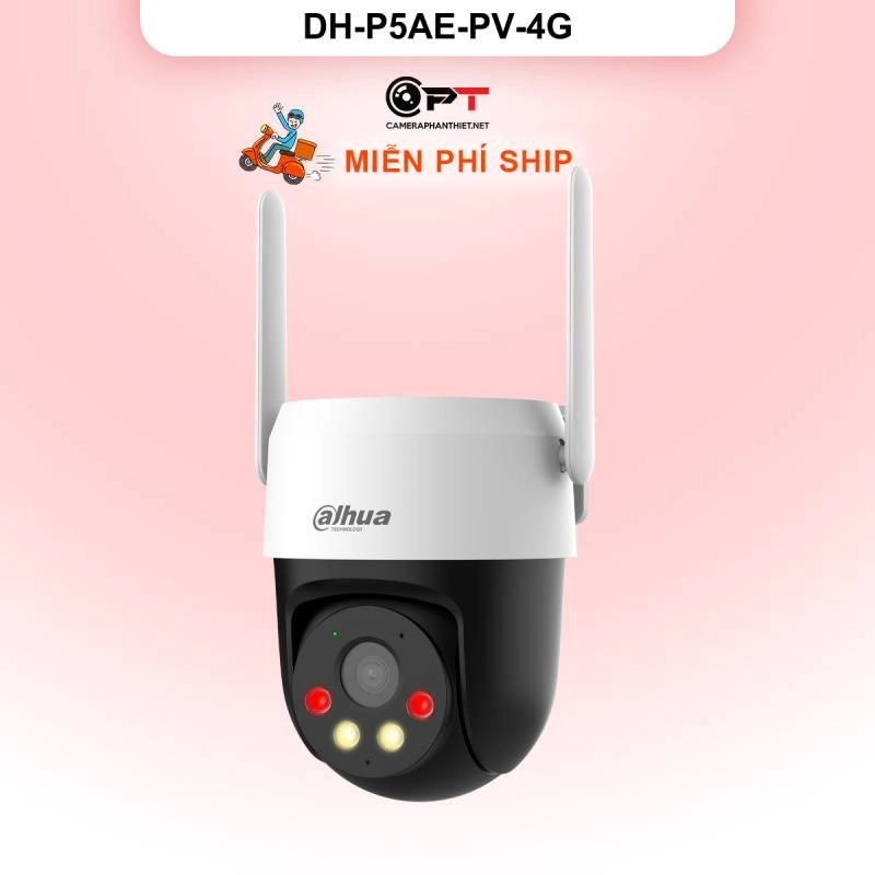 Ảnh sản phẩm Camera 4G Dahua DH-P5AE-PV-4G 5MP - báo động đèn còi - hình 7
