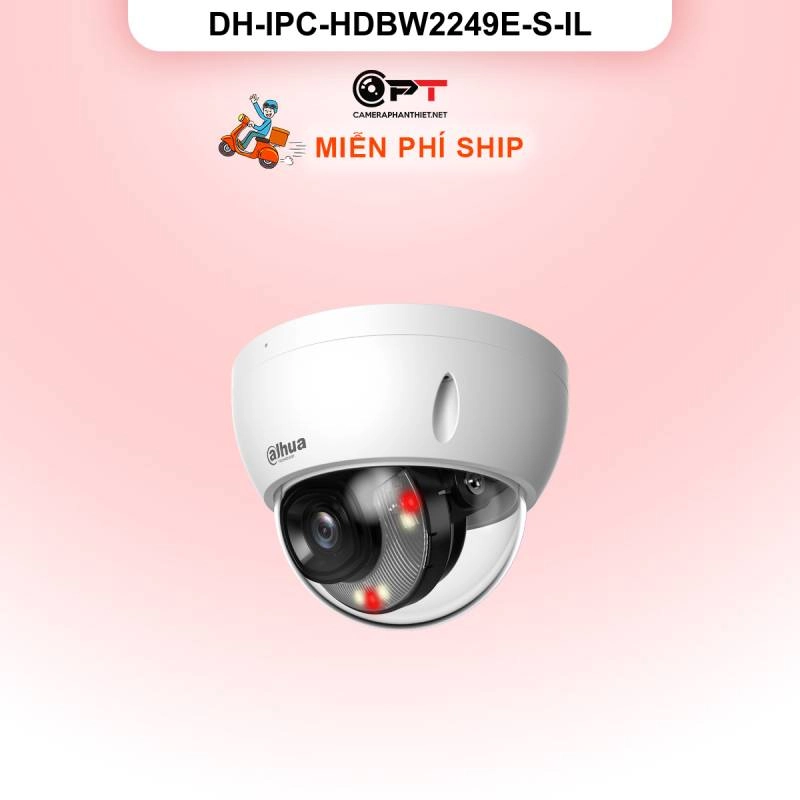 Ảnh sản phẩm Camera IP Dahua DH-IPC-HDBW2249E-S-IL 2MP - đèn trợ sáng - hình 2