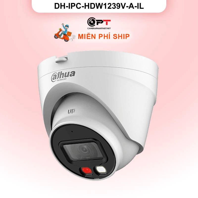 Ảnh sản phẩm Camera IP Dahua DH-IPC-HDW1239V-A-IL 2MP - có thu âm, đèn trợ sáng - hình 2
