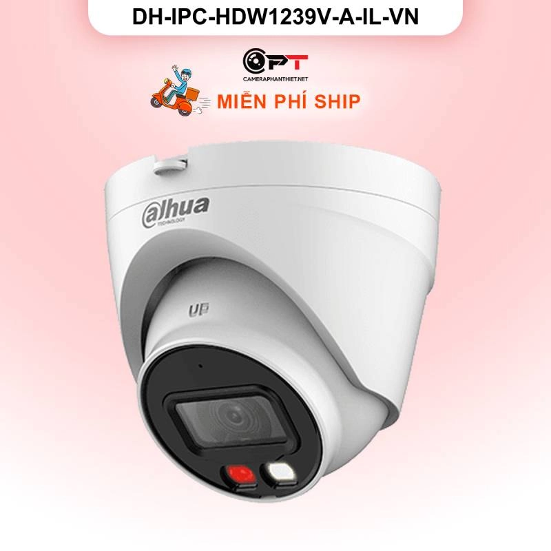 Ảnh sản phẩm Camera IP Dahua DH-IPC-HDW1239V-A-IL-VN 2MP - có thu âm, đèn trợ sáng - hình 2