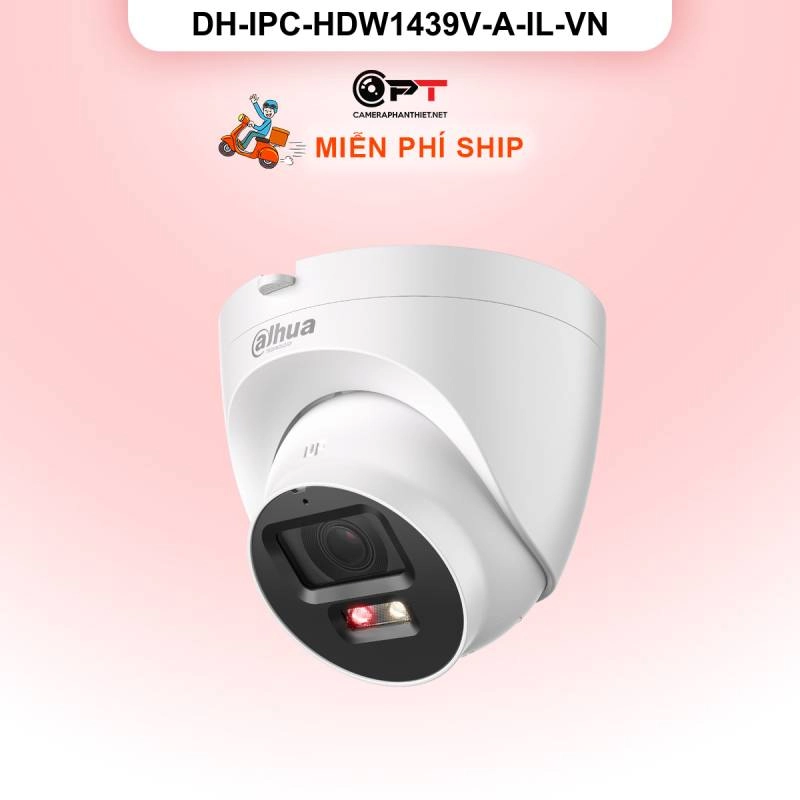 Ảnh sản phẩm Camera IP Dahua DH-IPC-HDW1439V-A-IL-VN 4MP - có thu âm, đèn trợ sáng - hình 2