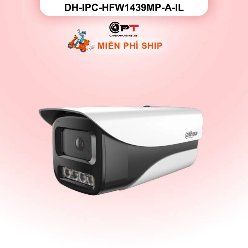 Ảnh sản phẩm Camera IP Dahua DH-IPC-HFW1439MP-A-IL 4MP - có thu âm, đèn trợ sáng - hình 2