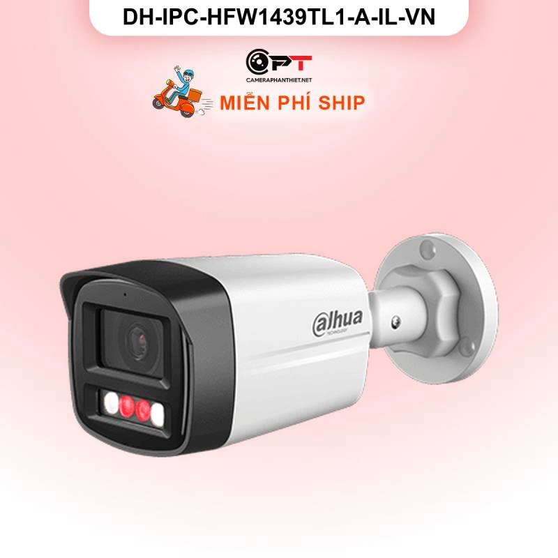 Ảnh sản phẩm Camera IP Dahua DH-IPC-HFW1439TL1-A-IL-VN 4MP - có thu âm, đèn trợ sáng - hình 2