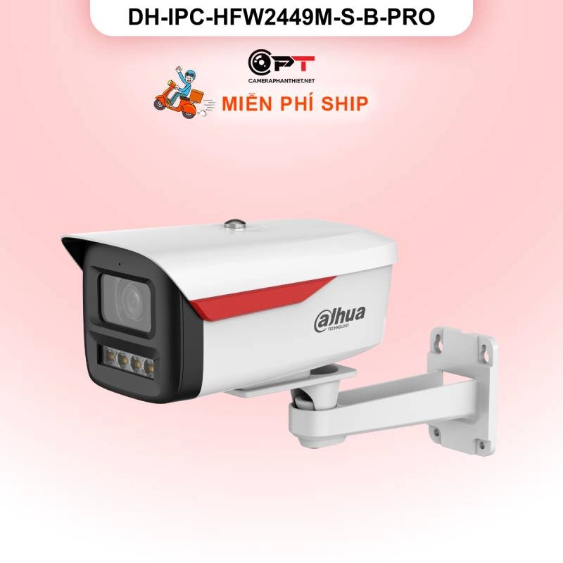 Ảnh sản phẩm Camera IP Dahua DH-IPC-HFW2449M-S-B-PRO 4MP - bản Pro - hình 2